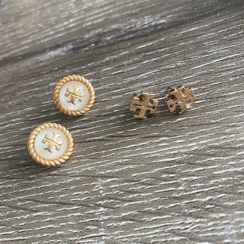 Tory Burch Gold Earings — BOTH SETS SOLD TOGETHER